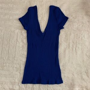 Express Deep V-Neck Top